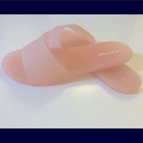 bamboo jelly flip flops